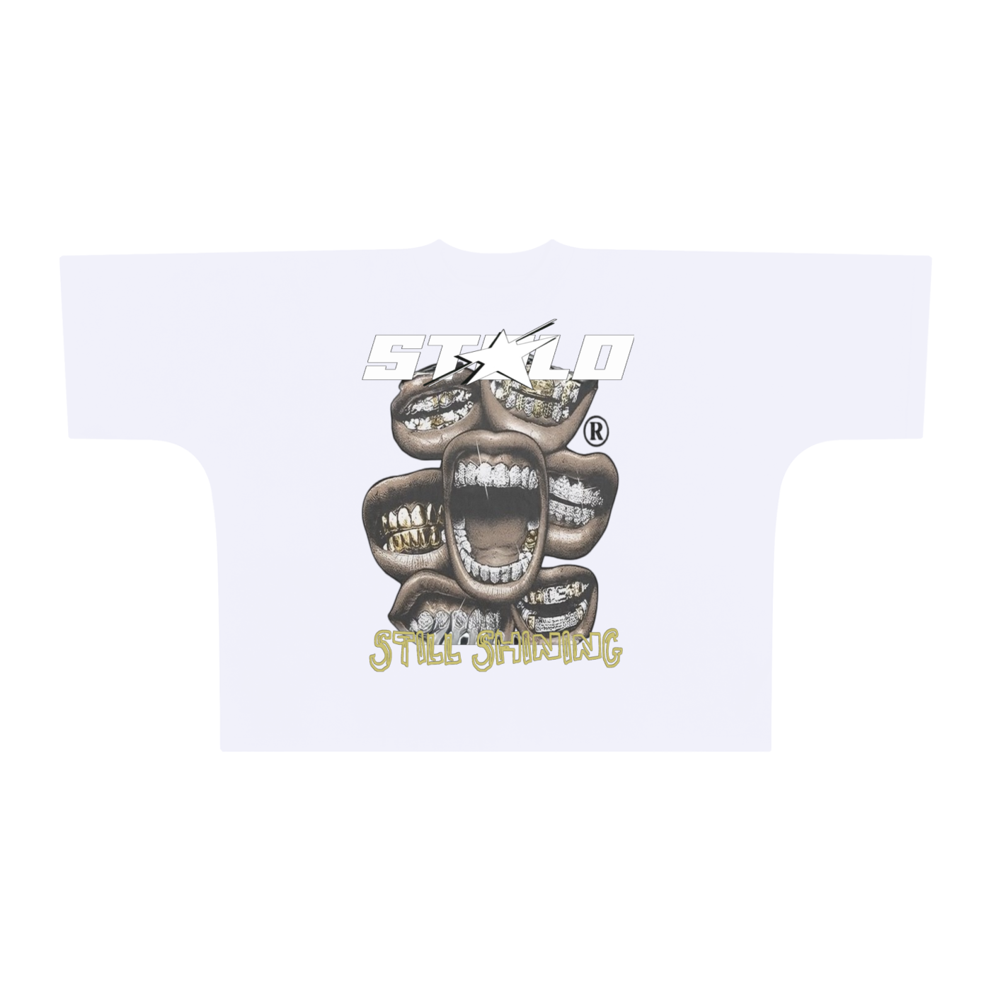 Limited Edition Stolo Clothing Co STILL SHINNING Oversized Cropped Boxy Tee