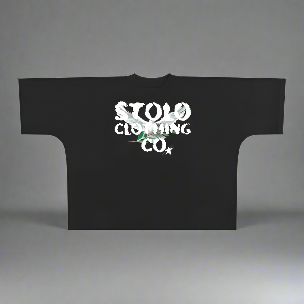 Stolo Clothing Co Birdies Oversized Cropped Boxy Tee