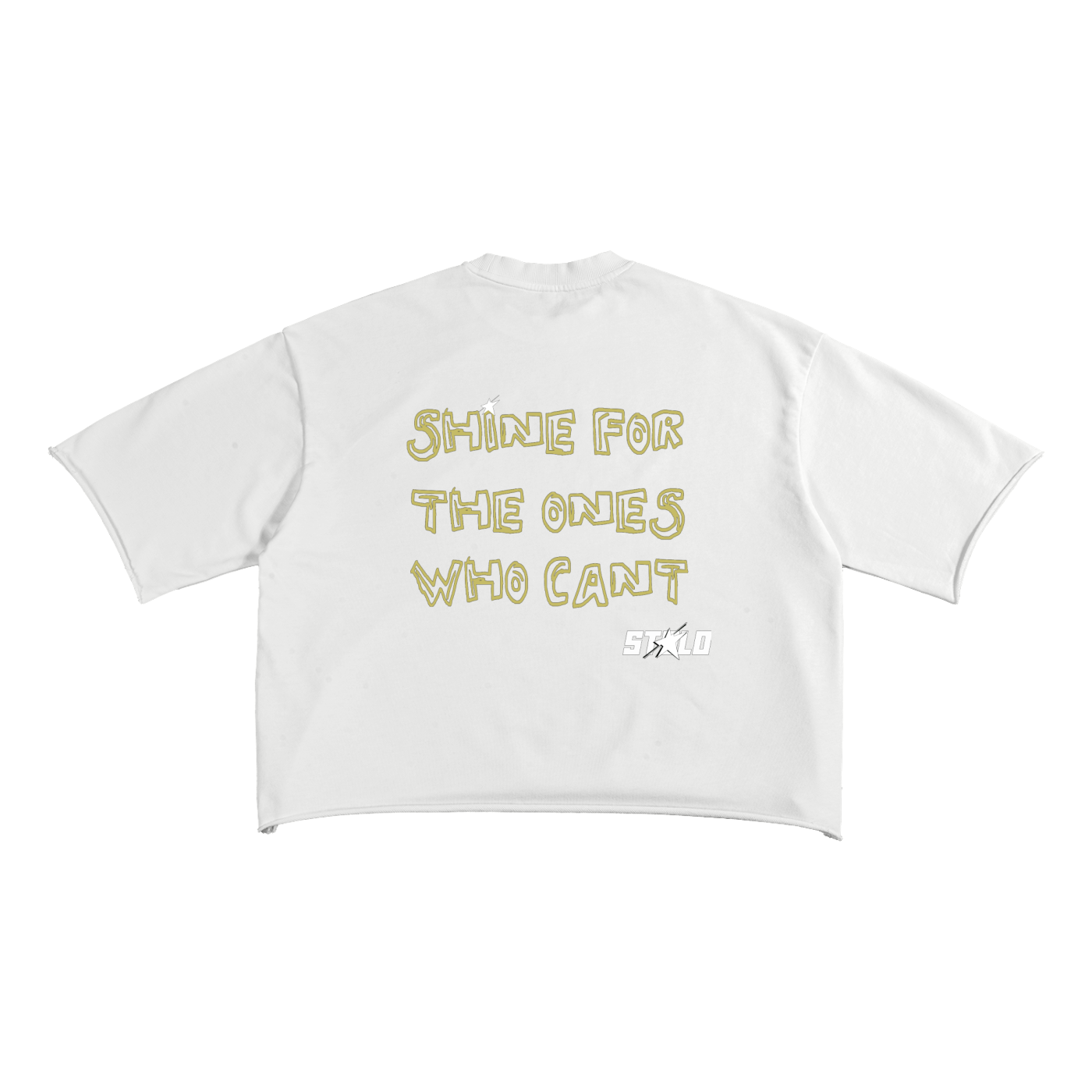Limited Editon Stolo Clothing Co STILL SHINING French Terry Raw Edge Tee