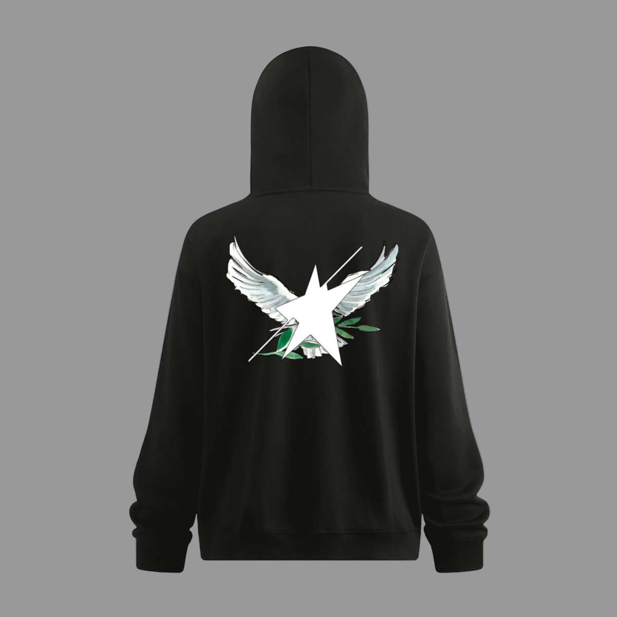 Stolo Clothing Co Birdies Civil War Edition Double Zip-Up Hoodie with Built-in Face Mask