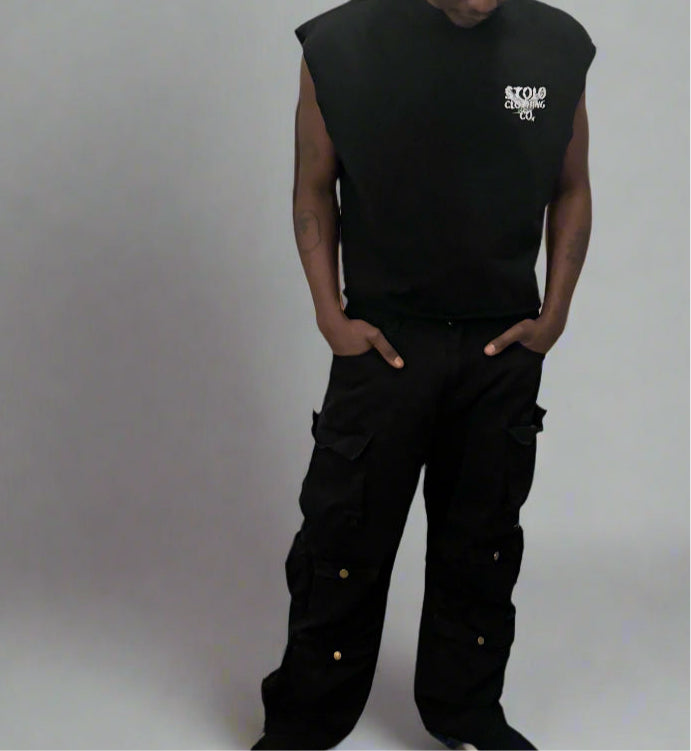 Stolo Clothing Co Birdies Minimalistic French Terry Boxy Tank Top Tee