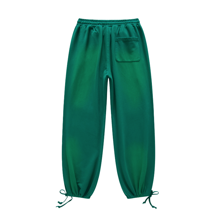 Stolo Clothing Co STARZ Green & White Baggy Fleece Joggers