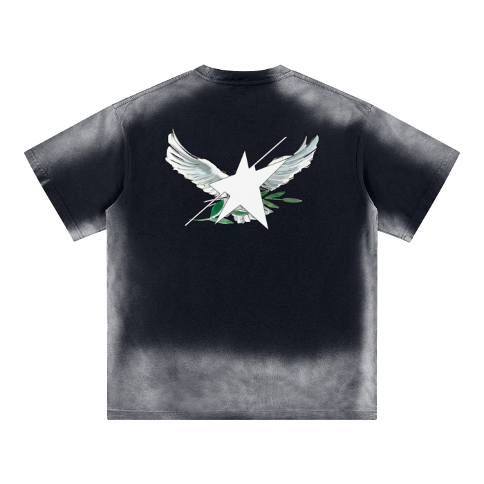 Limited Edition Stolo Clothing Co Birdies Ice Washed Drop Shoulder Tee