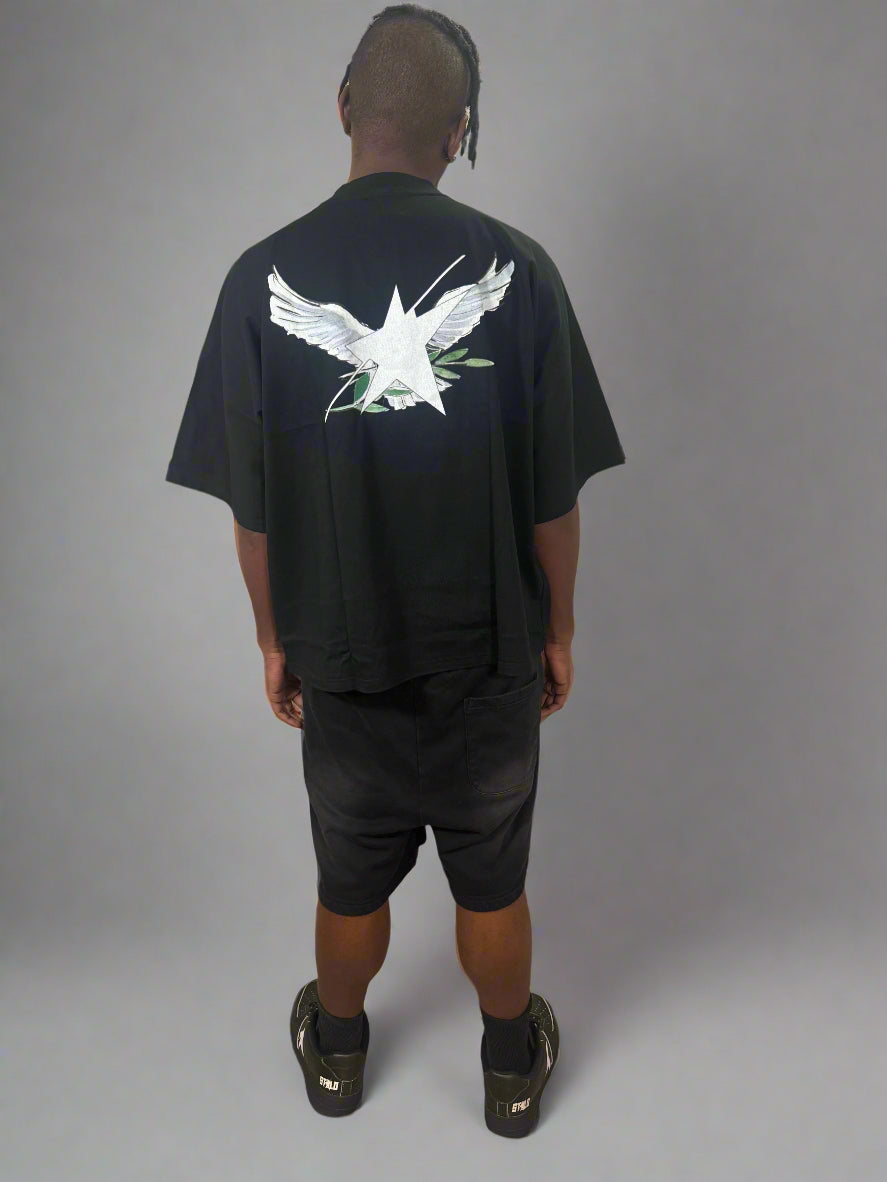 Stolo Clothing Co Birdies Oversized Cropped Boxy Tee