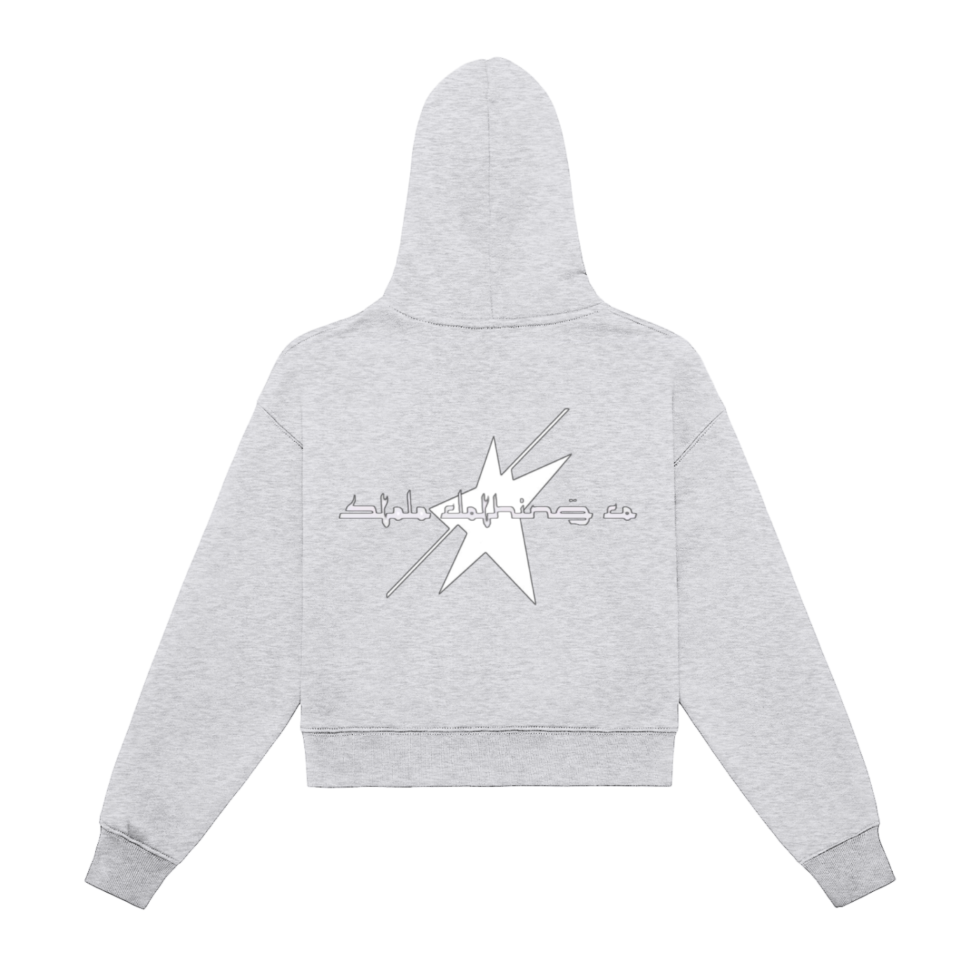 Stolo Clothing Co STARCHILD Fleeced Zip-Up Cropped Hoodie
