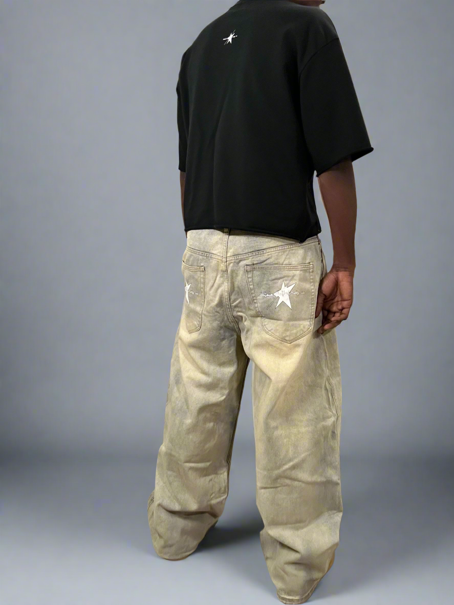 Stolo Clothing Co STARCHILD Baggy Faded Denim Jeans