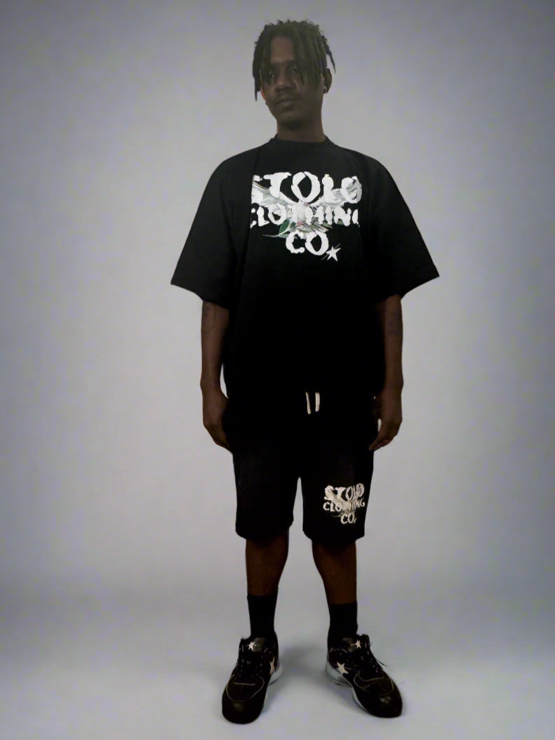 Stolo Clothing Co Birdies Oversized Cropped Boxy Tee