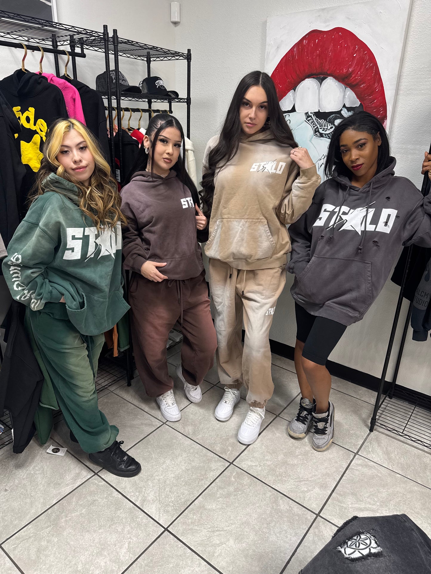 Stolo Clothing Co STARCHILD x World Wide Heavyweight Sun Faded Hoodie