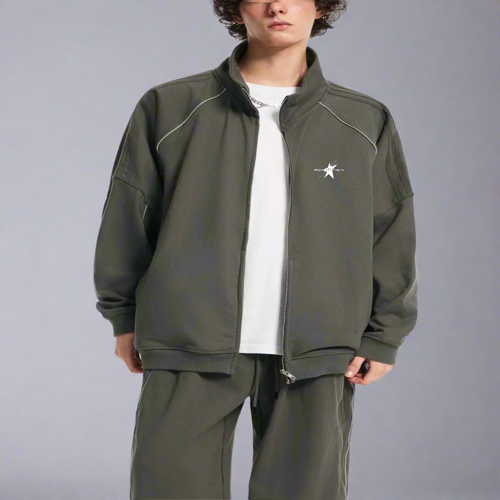 Stolo Clothing Co Essential Reflection Striped Jacket