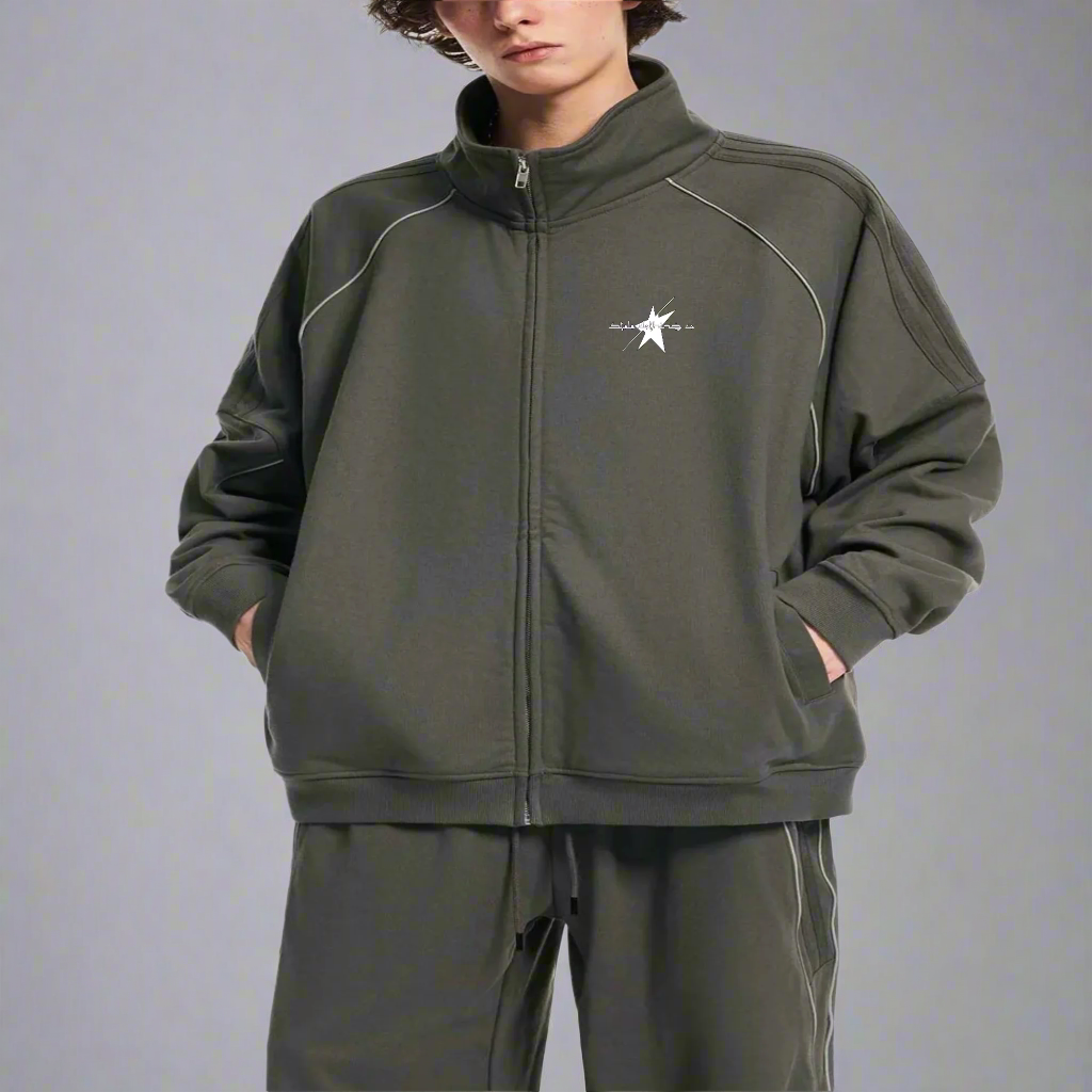 Stolo Clothing Co Essential Reflection Striped Jacket