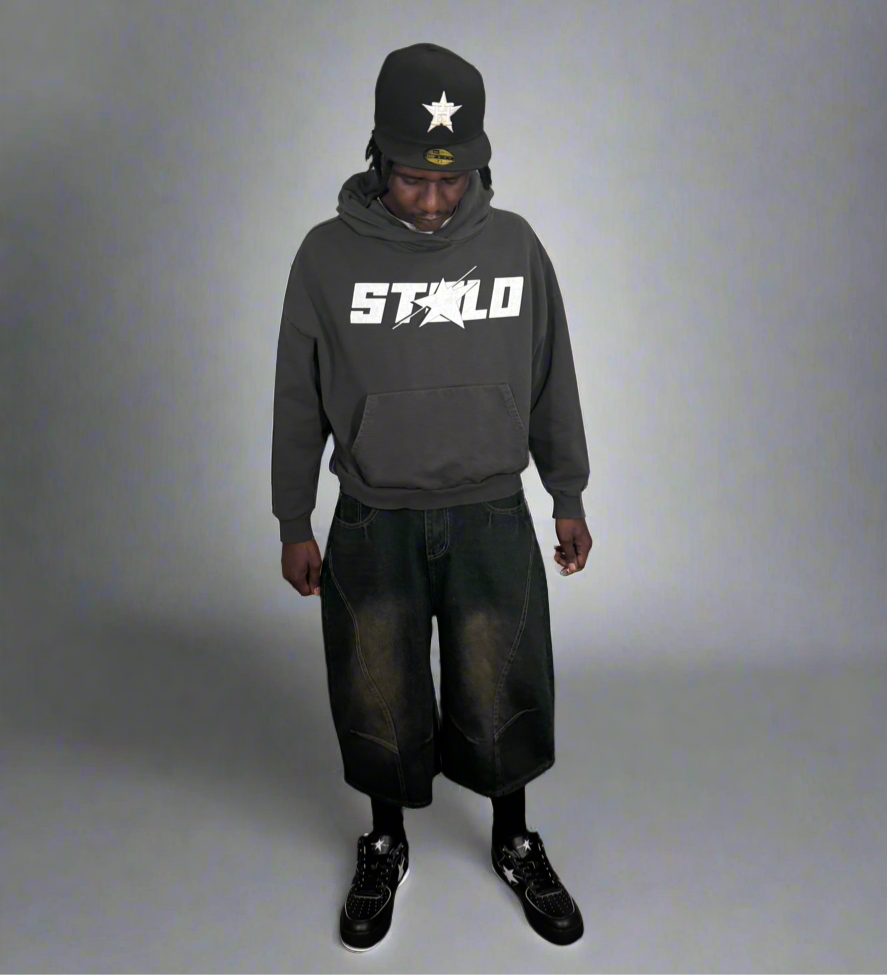 Stolo Clothing Co STARCHILD Oversized Cropped Boxy Hoodie
