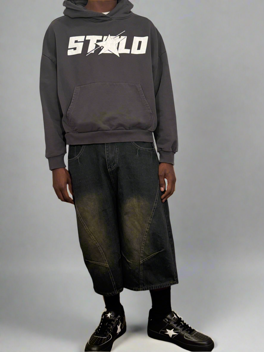 Stolo Clothing Co STARCHILD Oversized Cropped Boxy Hoodie