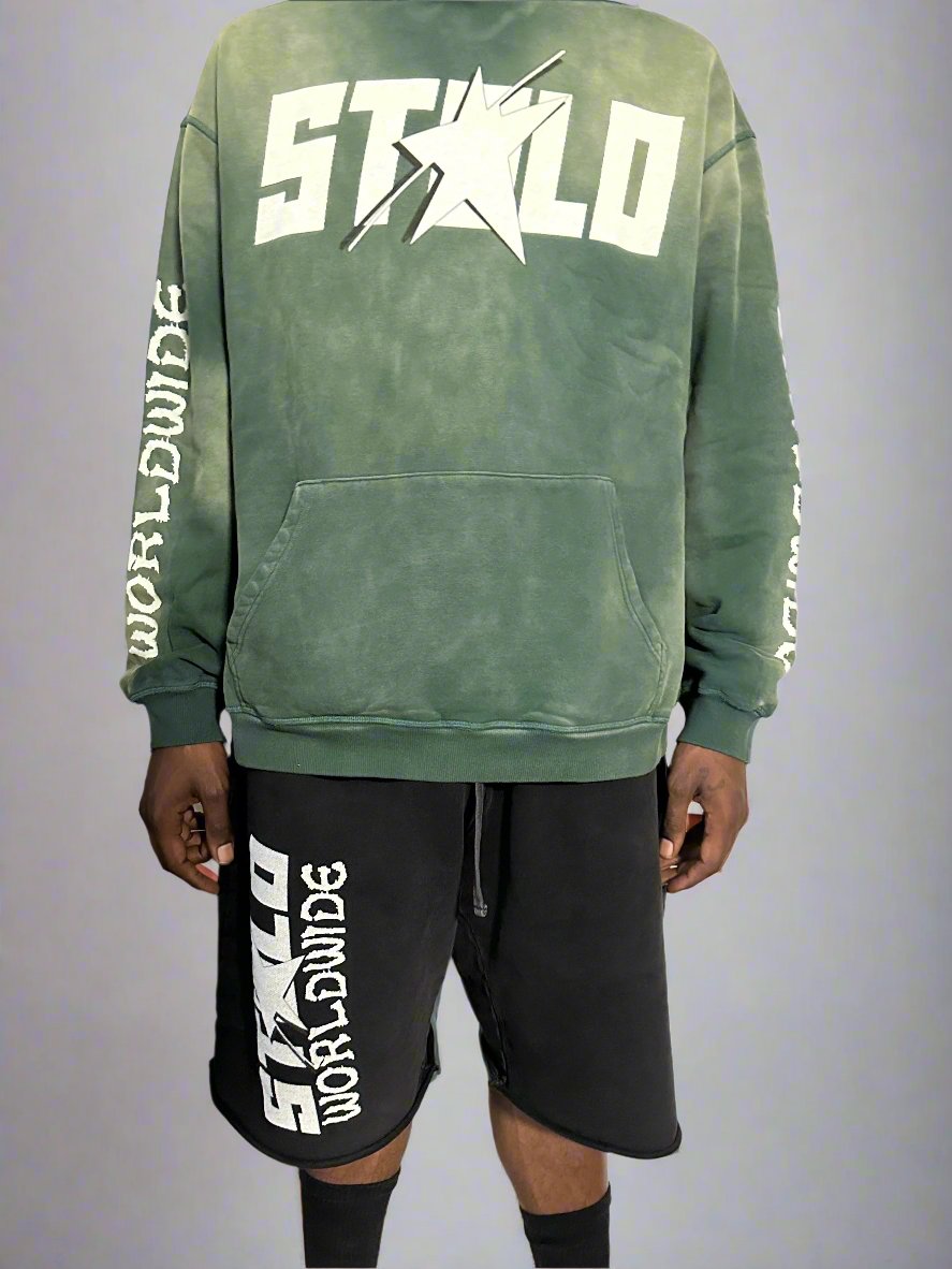 Stolo Clothing Co STARCHILD x World Wide Heavyweight Sun Faded Hoodie