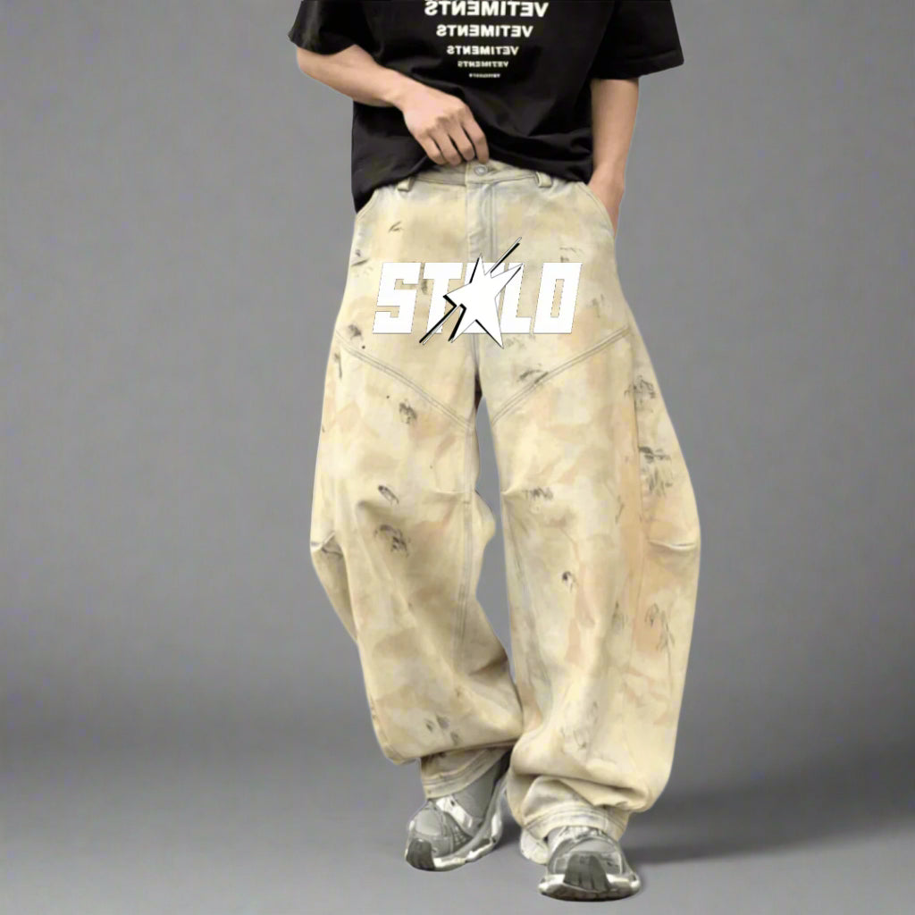 Stolo Clothing Co STARCHILD 1 OF 1 Unisex Curved Blade Baggy Jeans