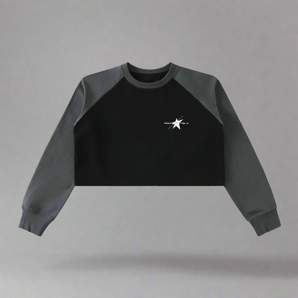 Stolo Clothing Co Essentials Raw-Hem Cropped Heavyweight Tee