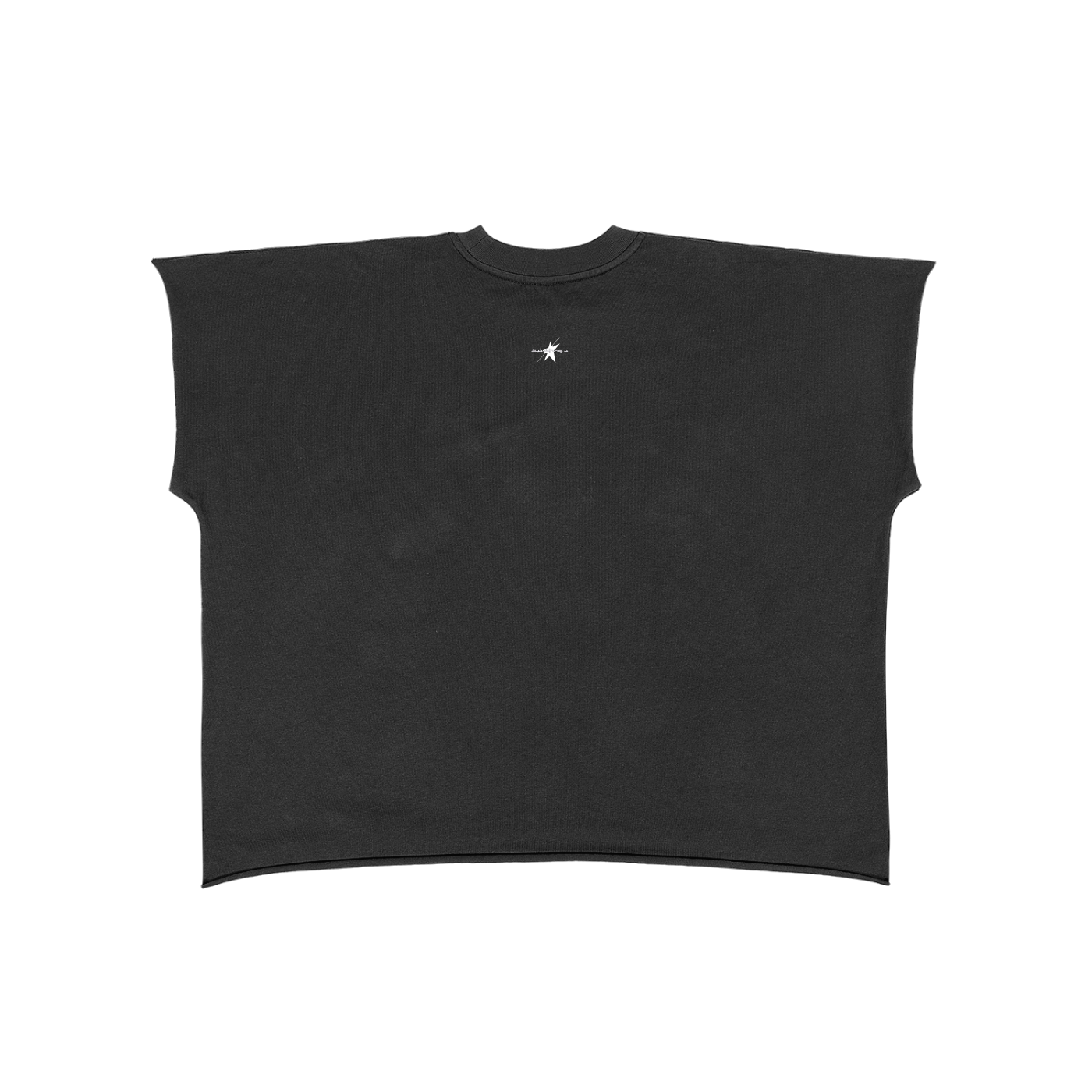 Stolo Clothing Co DOUBLE SMILE Raw Edge Boxy Non-Shrink Tank Top Tee