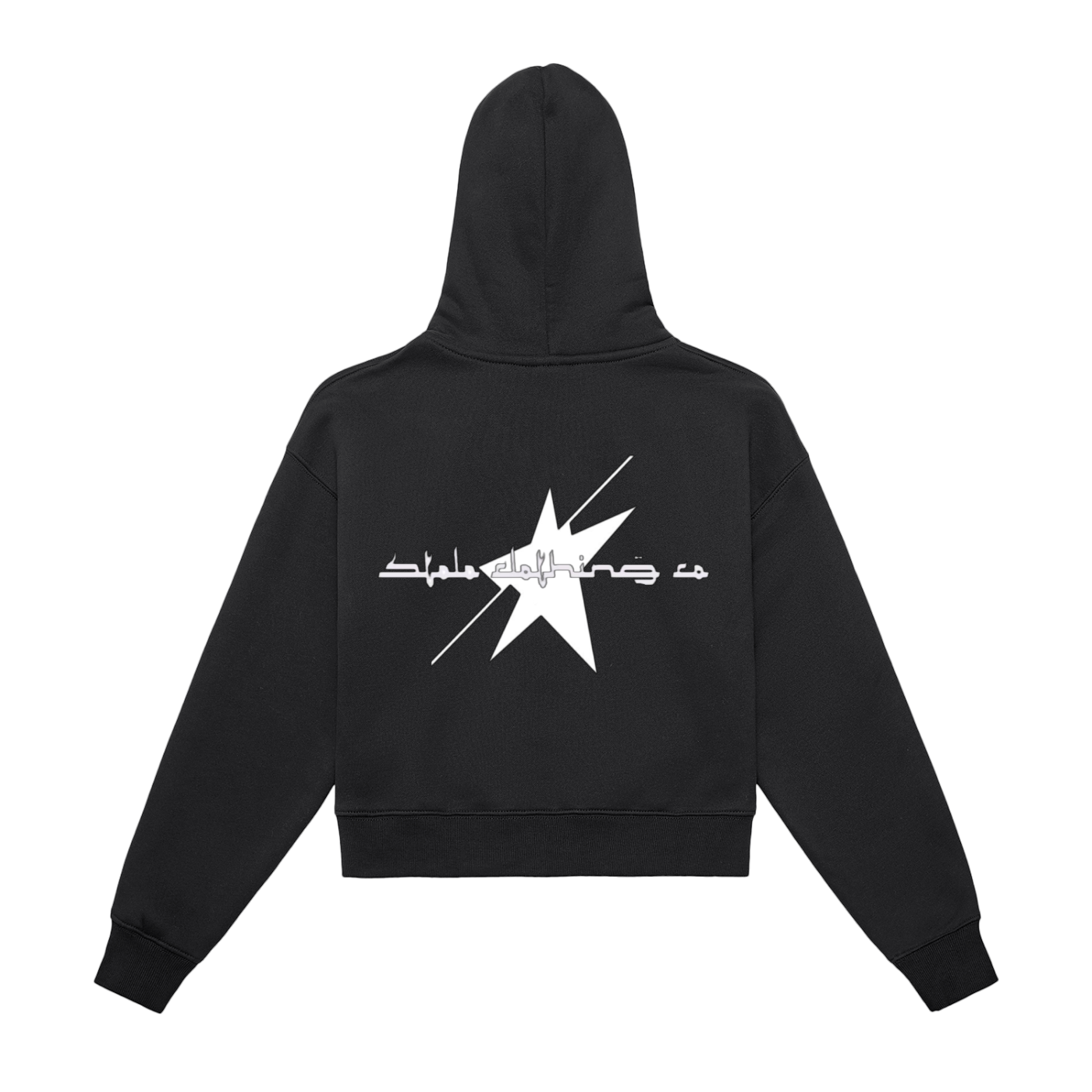 Stolo Clothing Co STARCHILD Fleeced Zip-Up Cropped Hoodie