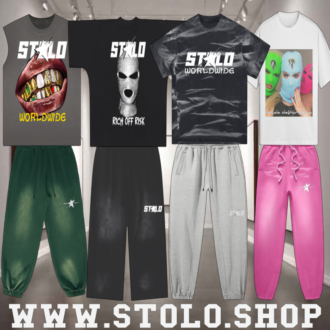 STOLO CLOTHING CO TEE'S, JOGGERS & SWEATS | NOW ONLINE