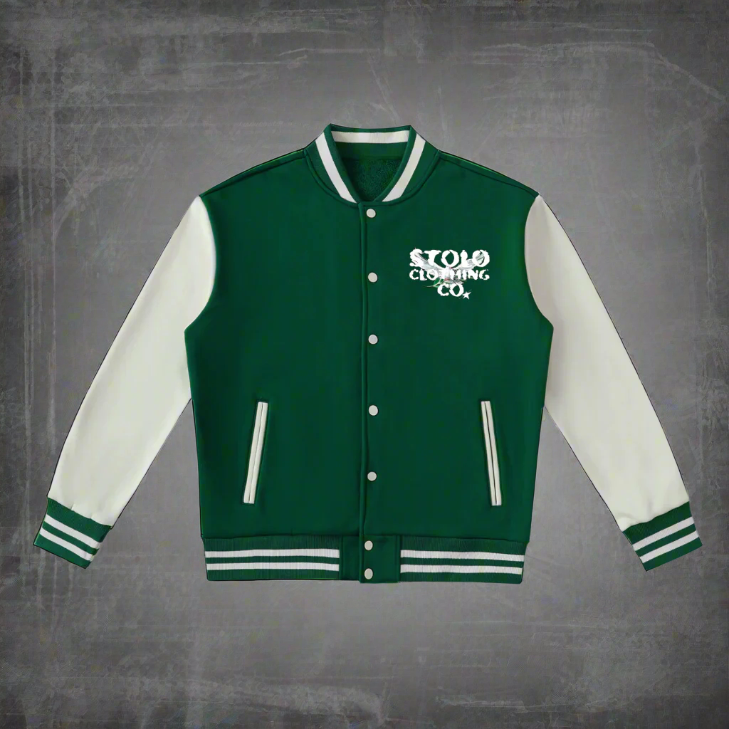 Elevate Your Style with Stolo Clothing Co's Birdies Fleece Varsity Jackets