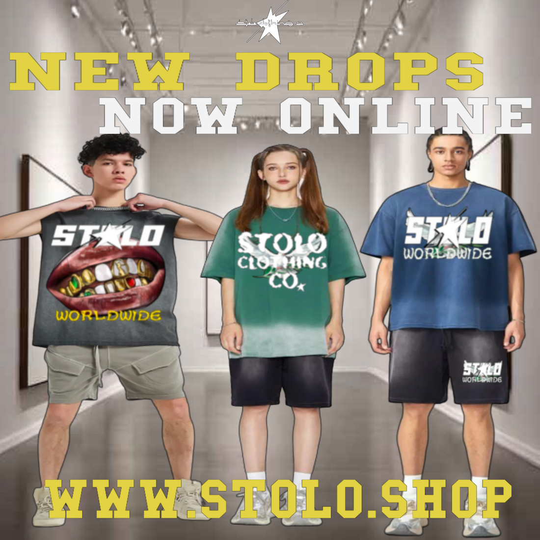 NOW ONLINE- STOLO CLOTHING CO