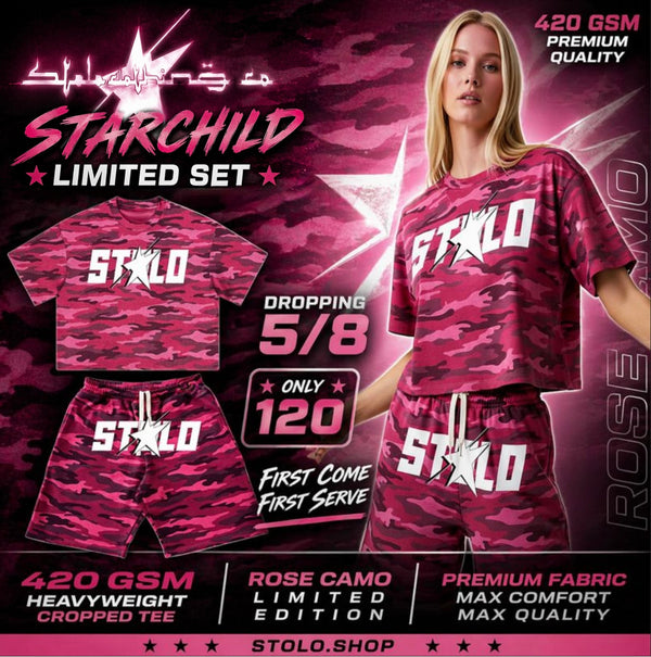Stolo's Exclusive 5/8 Limited Edition Pink Rose Camo Sets