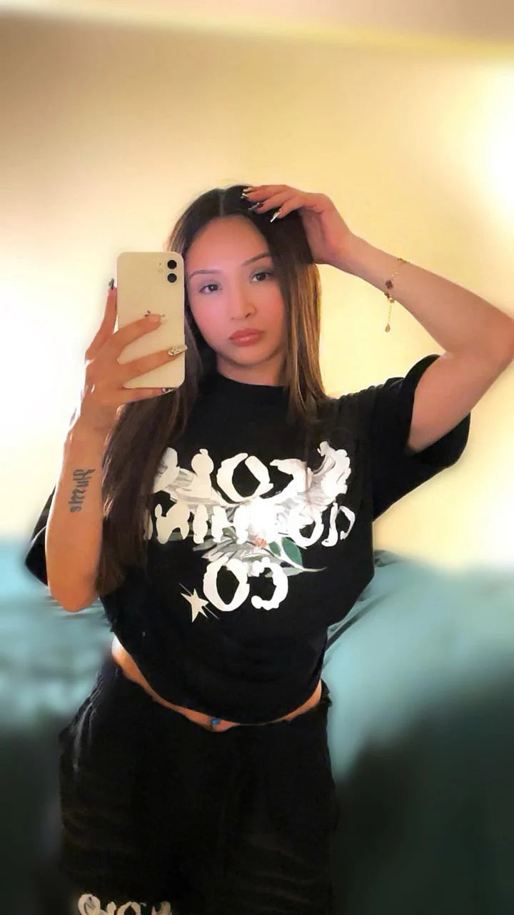 @theyennylay Rocking Stolo Clothing Co Tiger Stripped Birdies Set