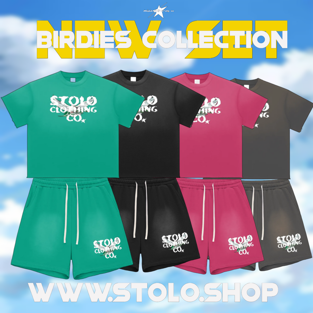 Embrace the Sun-Faded Charm: Stolo's Birdies Sets