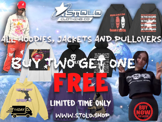 BUY 2 GET ONE FREE STOLO CLOTHING CO