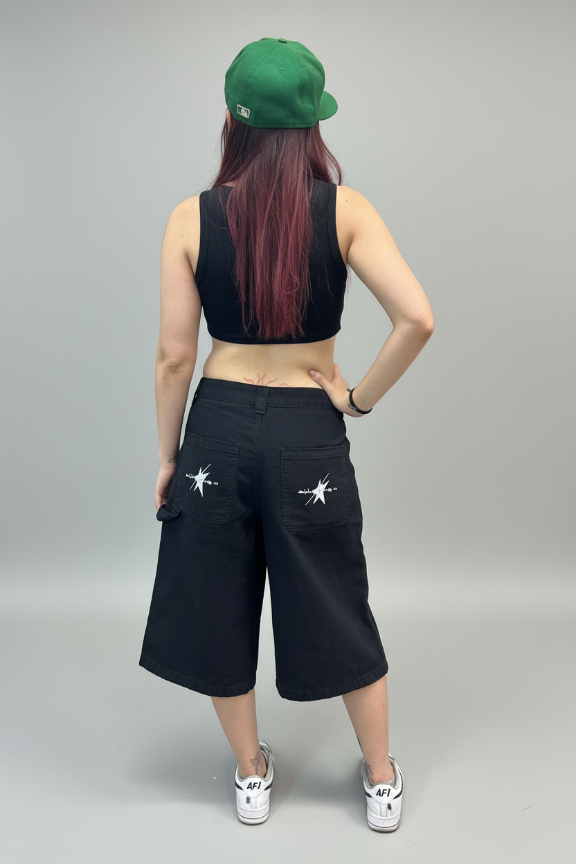 Stolo Clothing Co FORGED™ Heavyweight Distressed Unisex Carpenter Jorts (310GSM)