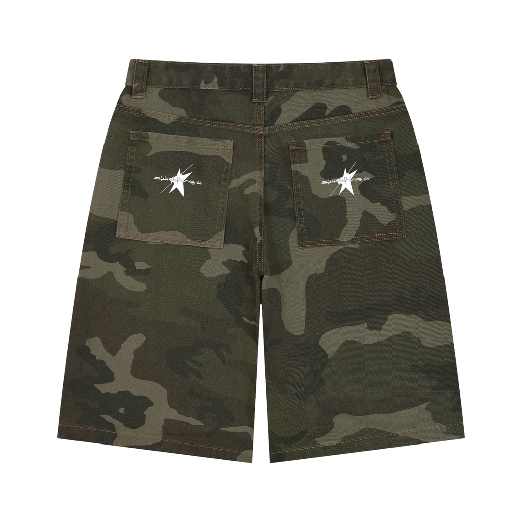 Stolo Clothing Co REBORN 224 Baggy Camo Shorts