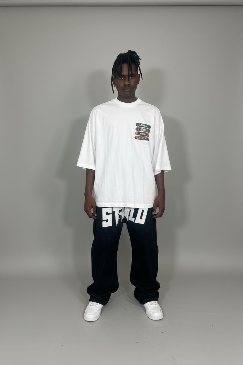 Stolo Clothing Co STOLO SKATE Oversized Drop Shoulder Tee