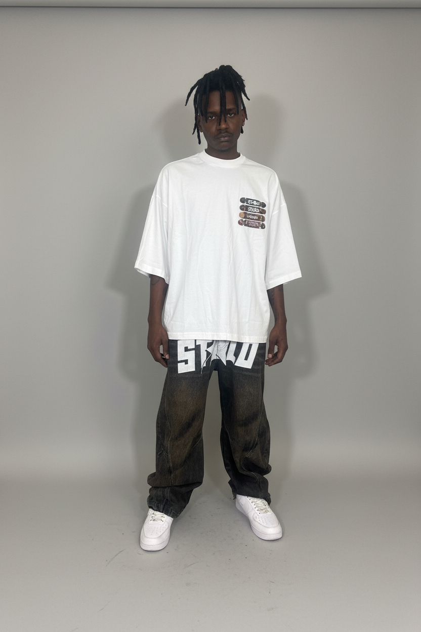 Stolo Clothing Co STOLO SKATE Oversized Drop Shoulder Tee