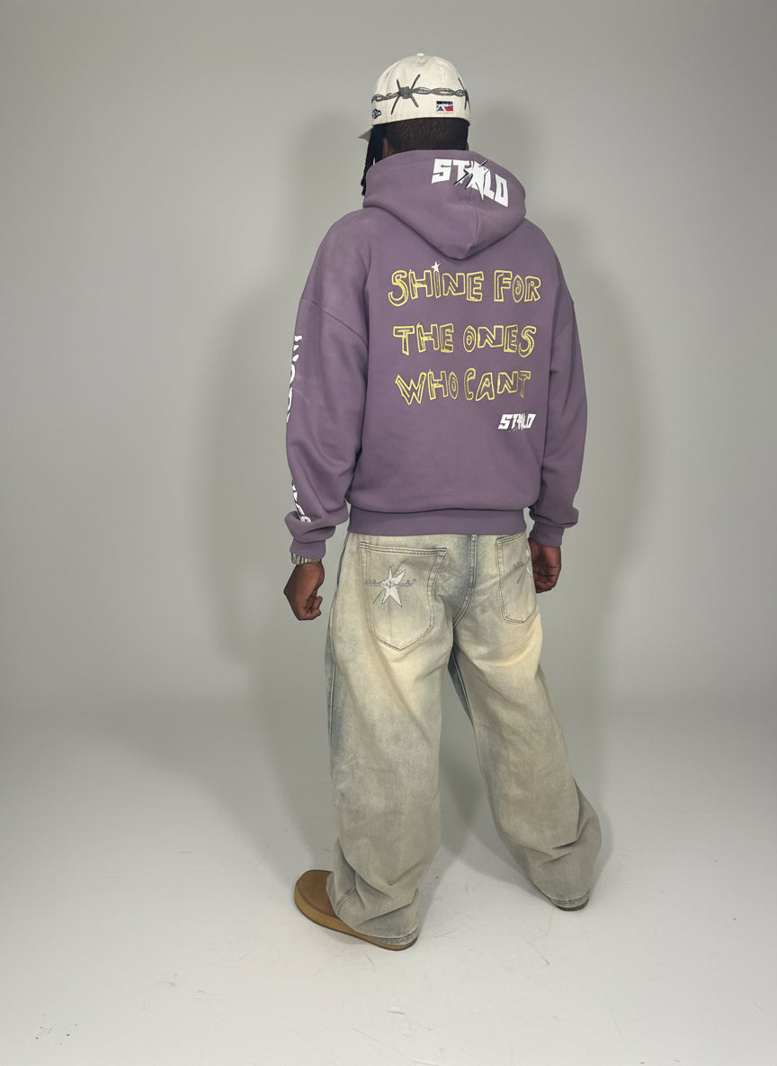 Stolo Clothing Co Essential Baggy Faded Blue Denim Jeans