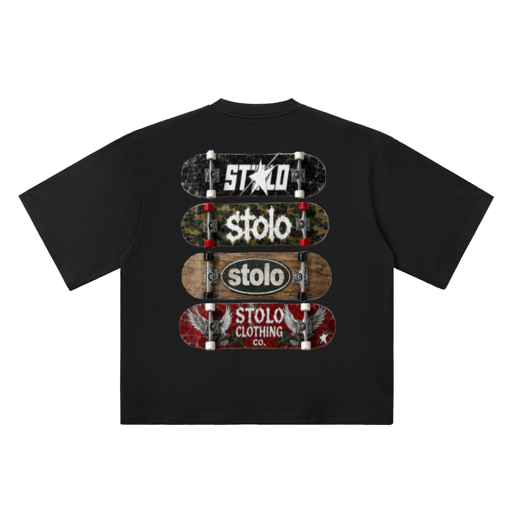 Stolo Clothing Co STOLO SKATE Oversized Drop Shoulder Tee