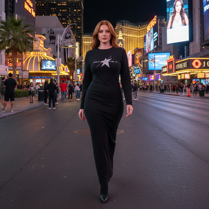 Stolo Clothing Co Essentials Dyed Washed Slit Maxi Dress