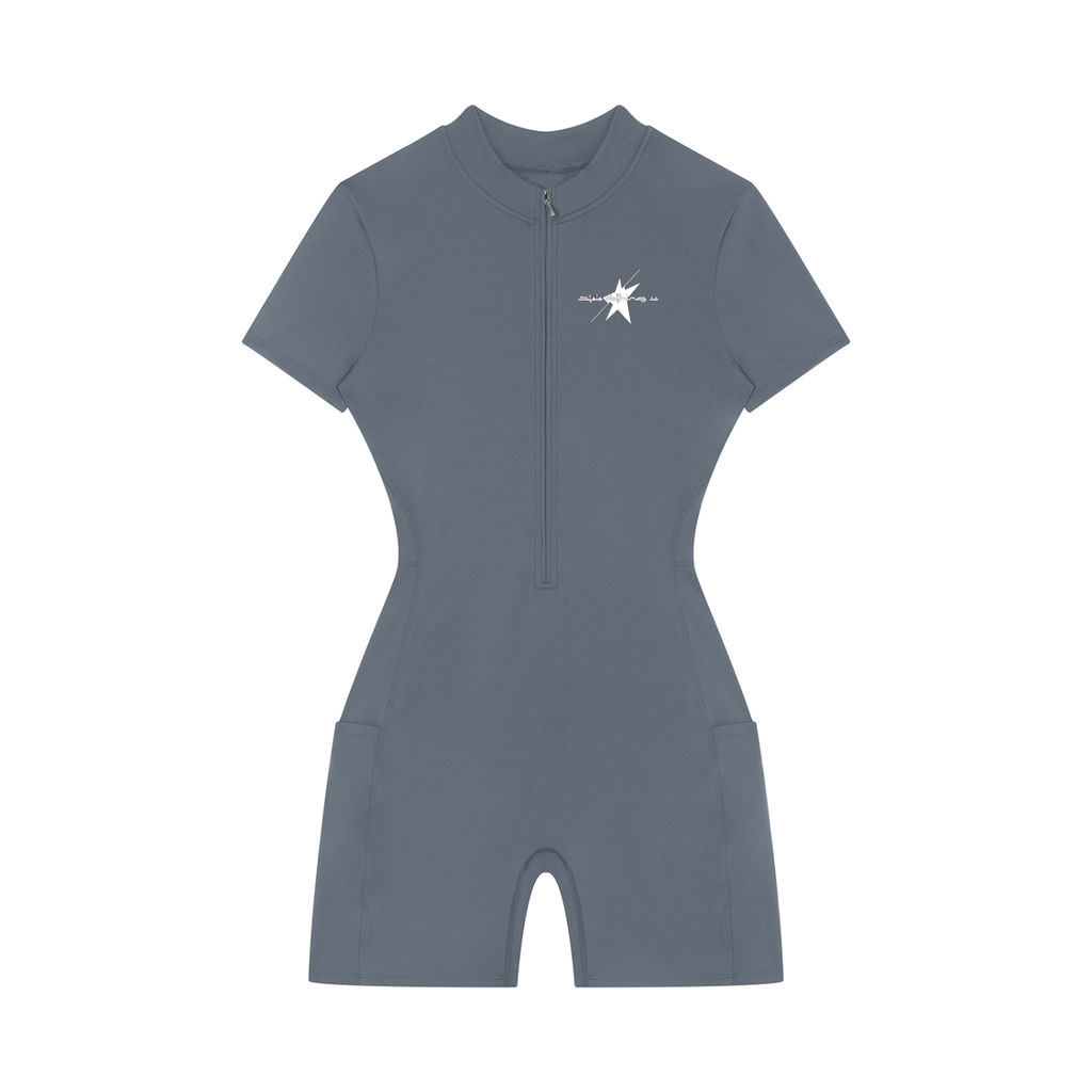 Stolo Clothing Co REBORN Quarter-Zip Short Sleeve Romper