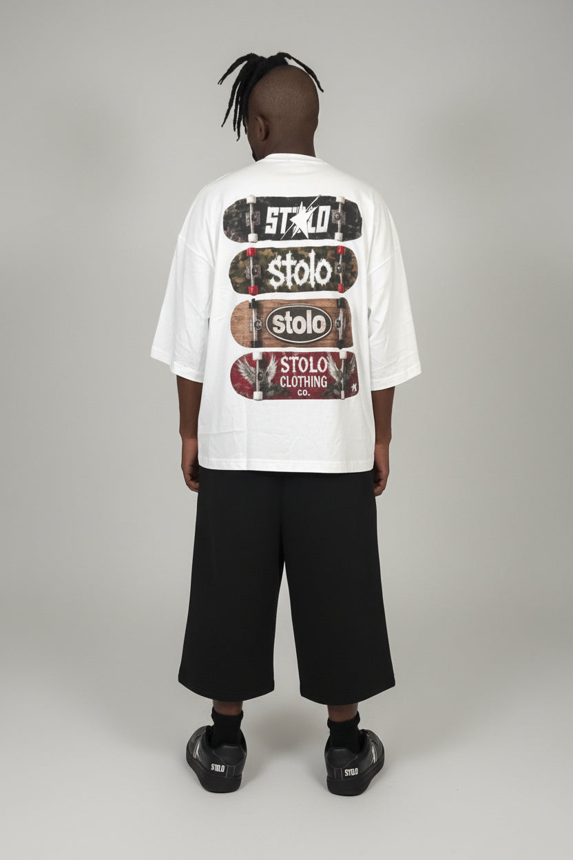 Stolo Clothing Co STOLO SKATE Oversized Drop Shoulder Tee