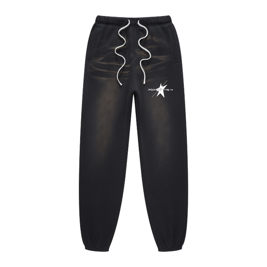 Stolo Clothing Co Essentials Monkey Washed Fleece Joggers [ BLACK ]