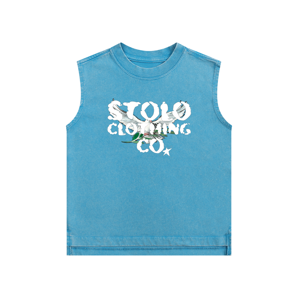 Stolo Clothing Co Kid's Birdies Snow Washed Tank Top