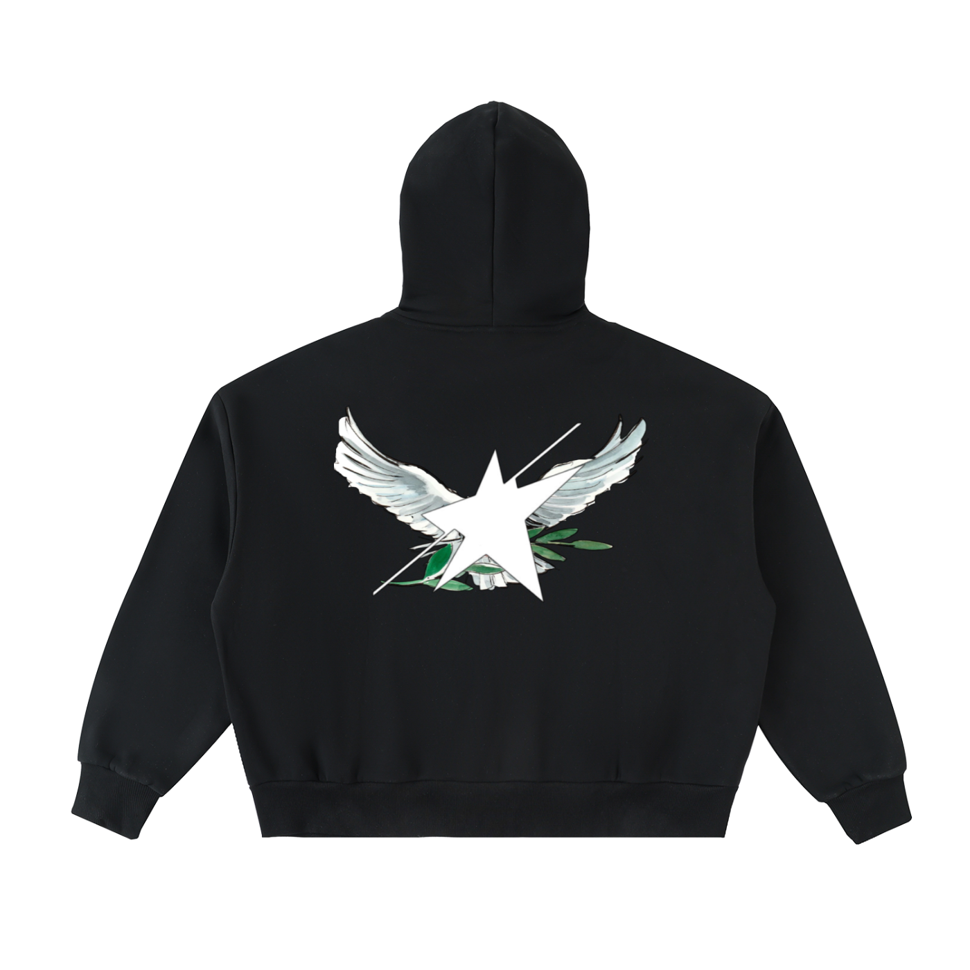 Stolo Clothing Co Birdies Fleece Full Zip-Up Boxy Hoodie