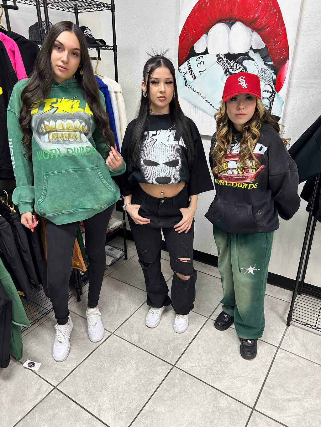 Stolo Clothing Co RICH OFF RISK Oversized Boxy Tee
