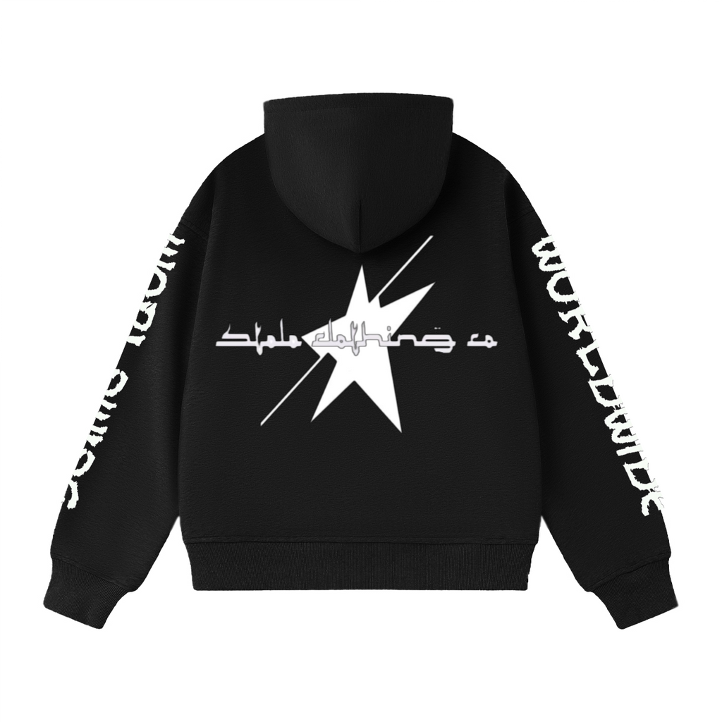 Stolo Clothing Co LUV U X WORLDWIDE Heavyweight Cropped Hoodie