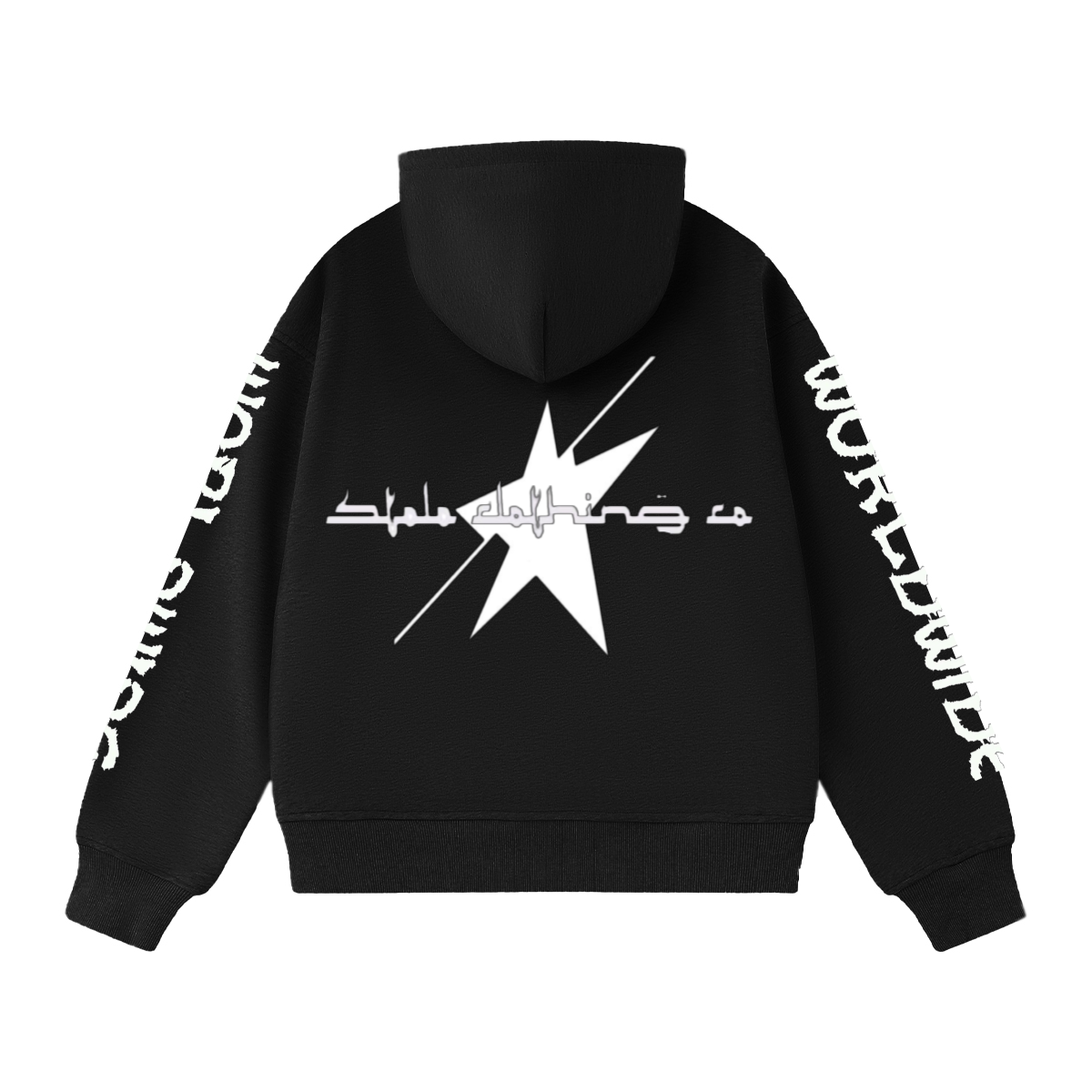 Stolo Clothing Co LUV U X WORLDWIDE Heavyweight Cropped Hoodie