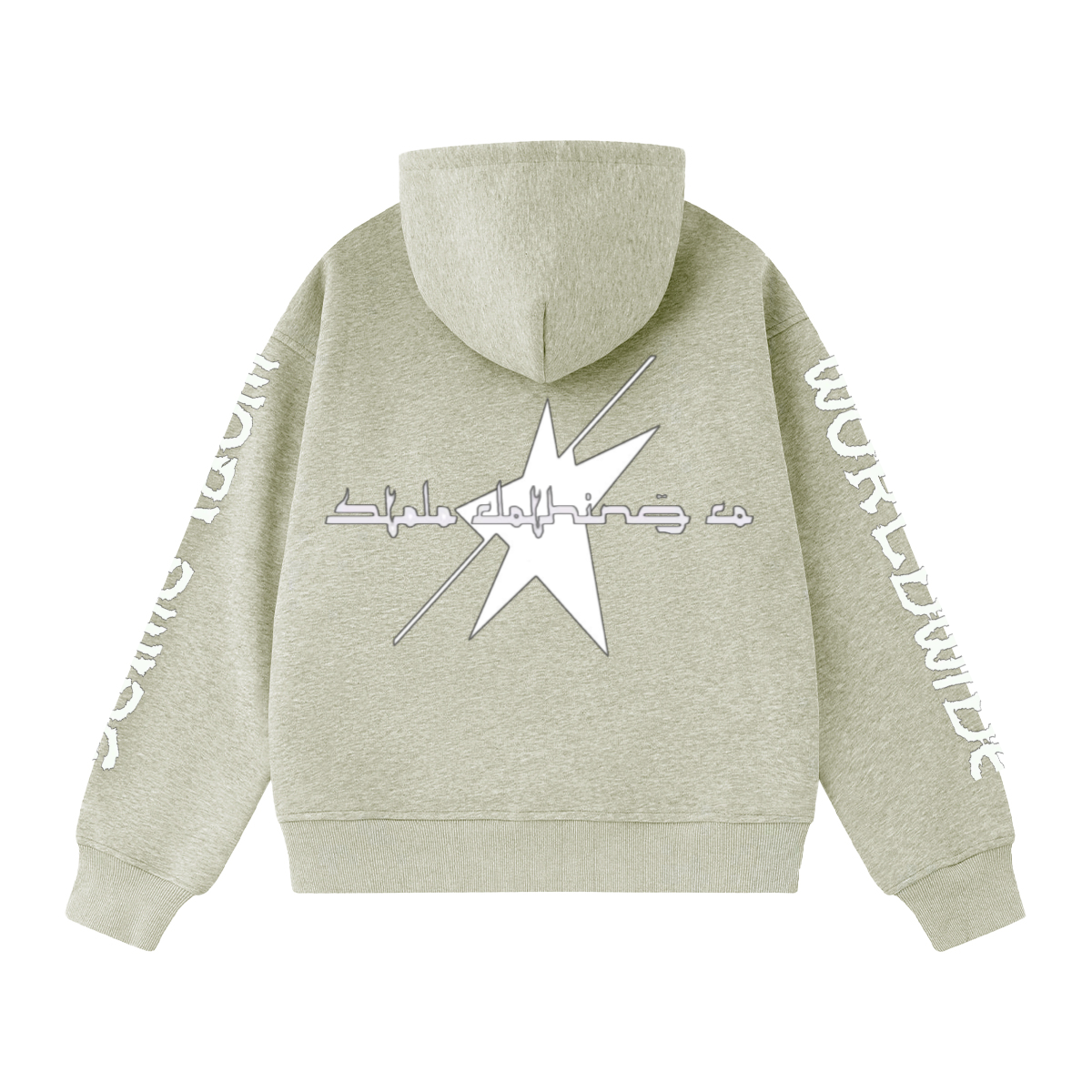 Stolo Clothing Co LUV U X WORLDWIDE Heavyweight Cropped Hoodie