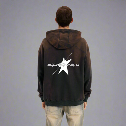 Stolo Clothing Co STARCHILD Minimalistic Sun Faded Heavyweight Fleece Hoodie