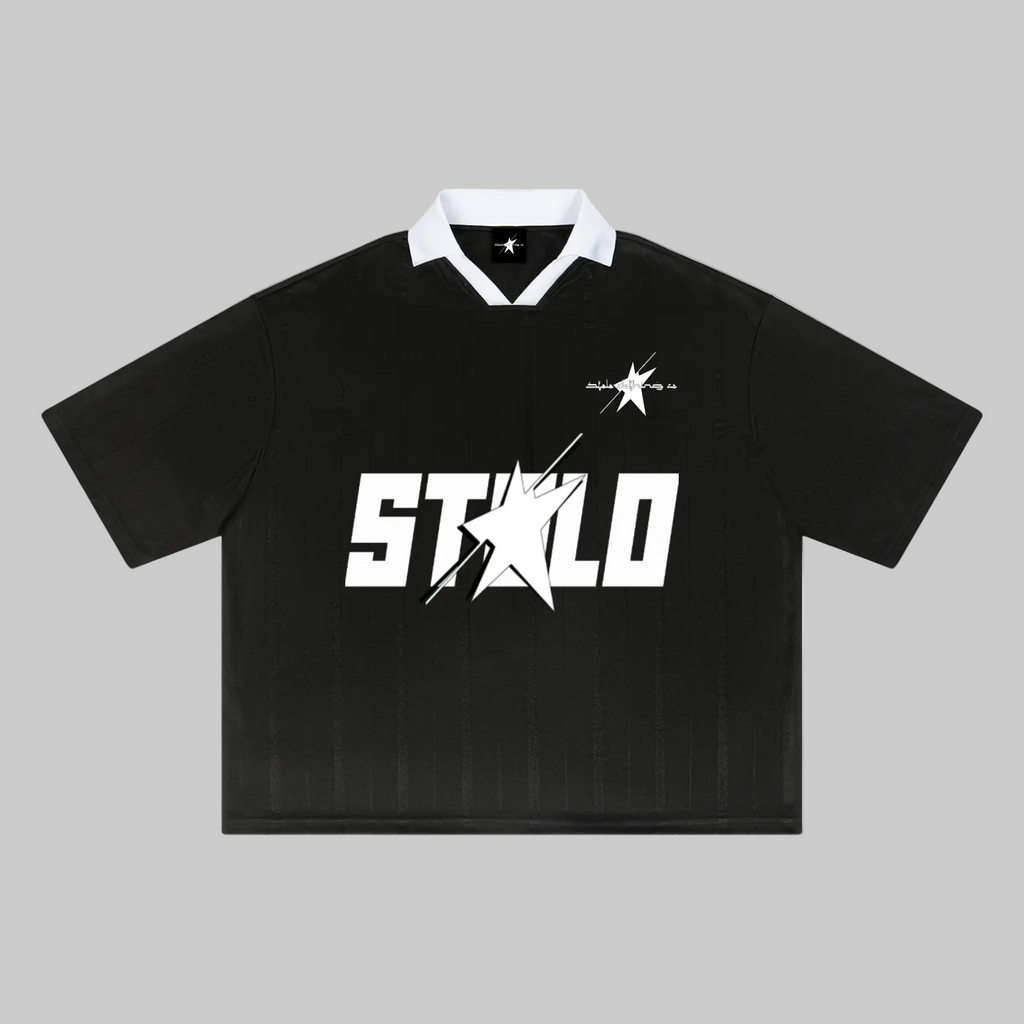 Stolo Clothing Co STARCHILD REBORN Striped Boxy Jersey Tee