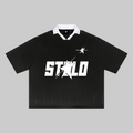 Stolo Clothing Co STARCHILD REBORN Striped Boxy Jersey Tee