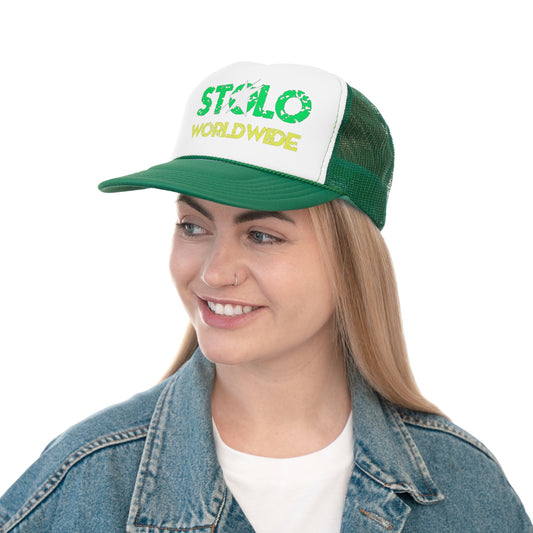 Stolo Clothing Co Stolo World Wide Trucker Cap [GREEN & BLACK]