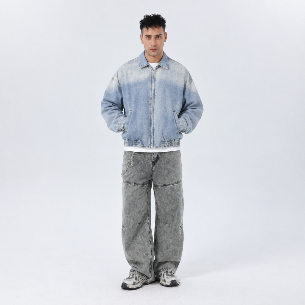 Stolo Clothing Co STARCHILD Vintage Washed Denim Jean Jacket（320GSM）