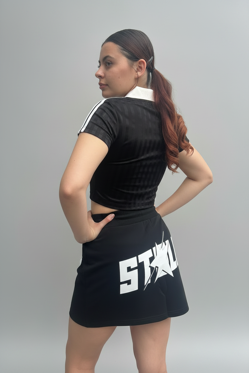 Stolo Clothing Co STARCHILD REBORN Cropped Jersey Polo Tee